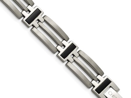 Titanium IP-plated 8.5in Bracelet Online