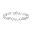 1 10 CTW Diamond Heart 7.25-inch Bracelet in Sterling Silver Fashion