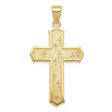 10KT Yellow Gold 35X21MM Cross Pendant. Chain Not Included Online now