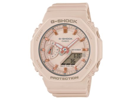 G-Shock with 43X43 MM Blush Resin Band Strap. GMAS2100-4A Cheap