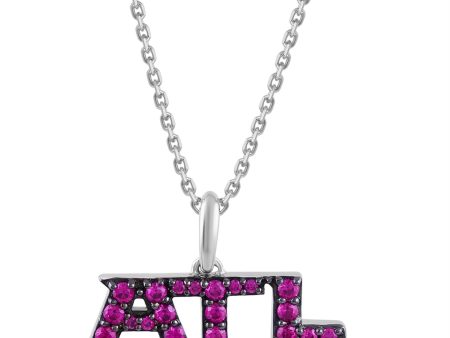 True Fans Fine Jewelry Atlanta Falcons 18-inch Pendant in Sterling Silver Fashion