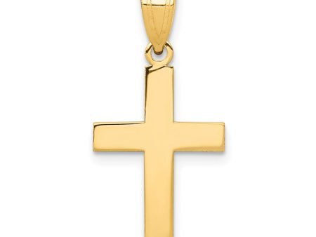 14KT Yellow Gold 22X12MM Cross Pendant-Chain Not Included Discount