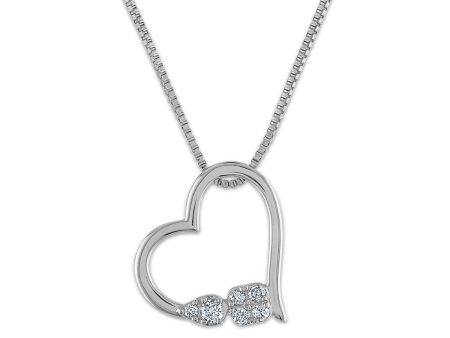 LoveSong EcoLove 1 10 CTW Lab Grown Diamond Two Pendant Fashion