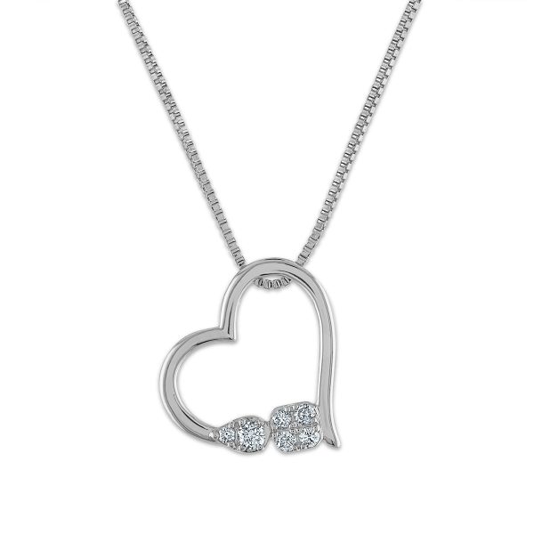 LoveSong EcoLove 1 10 CTW Lab Grown Diamond Two Pendant Fashion