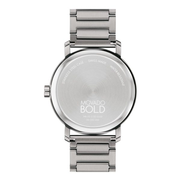 Movado Bold Evolution 2 with 40MM Grey Dial Stainless Bracelet. 3601096 Hot on Sale