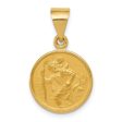 18k Saint Christopher Medal Pendant Hot on Sale