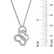 LoveSong 1 20 CTW Diamond Butterfly 18-inch Pendant in Rhodium Plated Sterling Silver Online