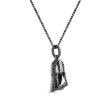 Black and White Diamond Darth Vader™ Pendant in Sterling Silver Online Hot Sale