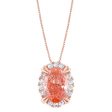 Signature EcoLove 1-3 4 CTW Fancy Pink Lab Grown Diamond Pendant in 14KT Rose Gold Supply