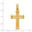 14KT Yellow Gold 38X24MM Cross Pendant. Chain Not Included on Sale