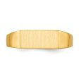 14KT Yellow Gold 5.5X12MM Signet Ring; Size 8 Online now