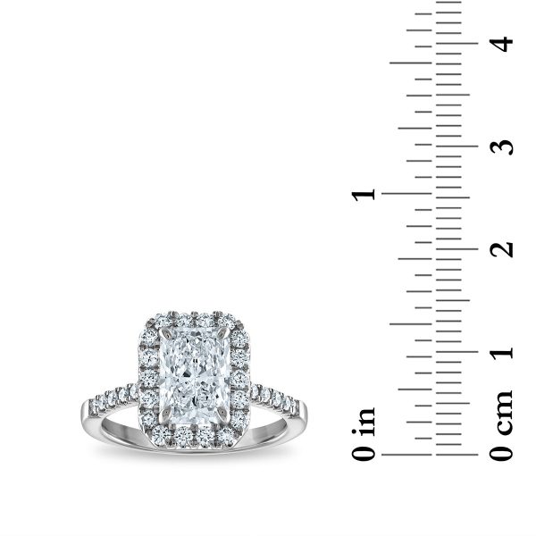 Signature EcoLove Diamond Dreams 2-1 2 CTW Diamond Halo Engagement Ring in Platinum on Sale