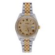 Pre-Owned Rolex Two-Tone Steel & 18K Yellow Gold Oyster Perpetual Datejust with 41X41 MM Pave Diamond Round Dial. 126333 Discount