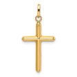 14KT Yellow Gold Cross Pendant. Chain Not Included Sale