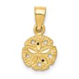 14K Sand Dollar Pendant. Chain not Included Discount