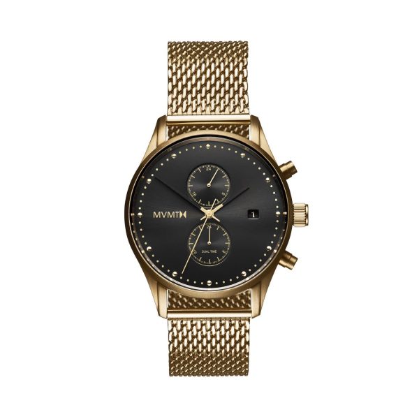 MVMT Voyager 42MM Watch with Goldtone Stainless Steel Mesh Band. D-MV01-G2 Hot on Sale