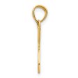 14k Double Tennis Racquet Charm Discount