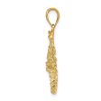 14KT Yellow Gold 30X14MM Scorpion Pendant-Chain Not Included Online Hot Sale