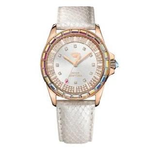 Juicy Couture White Leather Band Strap; 1901125 Sale