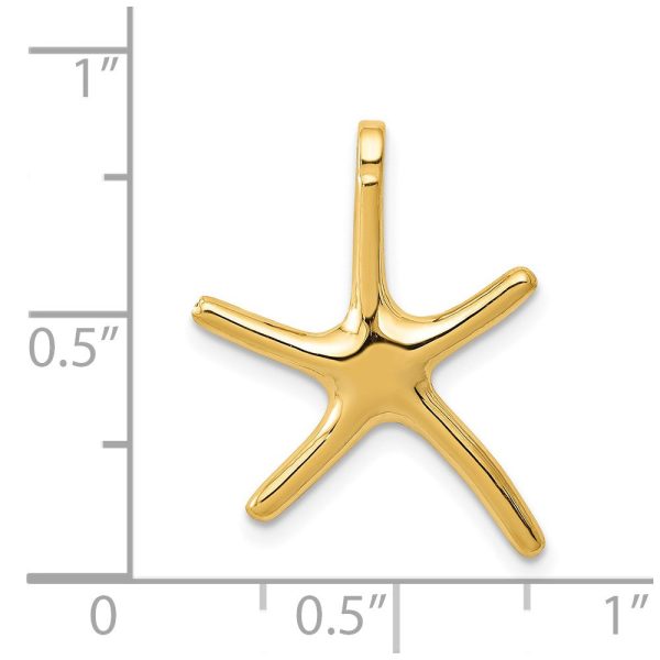 14k Starfish Chain Slide Discount