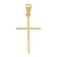 10KT Yellow Gold 30X16MM Cross Pendant. Chain Not Included Online