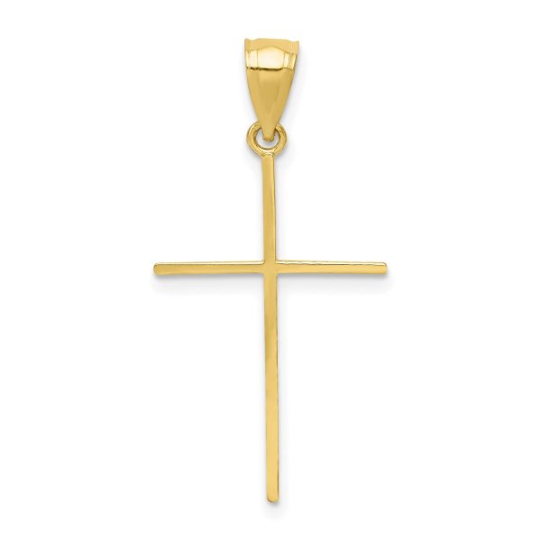 10KT Yellow Gold 30X16MM Cross Pendant. Chain Not Included Online