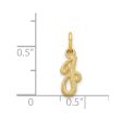 14KT Yellow Gold 16X7MM Initial Pendant-Chain Not Included; Initial J Online now