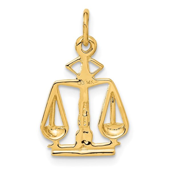 14k Scales Of Justice Charm Online now