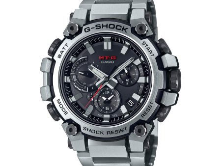 G-Shock MT-G Connected 51MM Solar Powered Stainless Steel Watch. MTGB3000D-1A. Comes with Free G-Shock Organizer Bag. Fashion