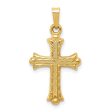 14KT Yellow Gold 28X15MM Cross Pendant-Chain Not Included Online now