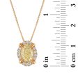 Signature EcoLove 1-3 4 CTW Fancy Yellow Lab Grown Diamond Pendant in 14KT Yellow Gold Online Hot Sale