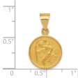 18k Saint Christopher Medal Pendant Hot on Sale