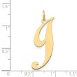 14KT Yellow Gold Initial Pendant-Chain Not Included; Initial J on Sale