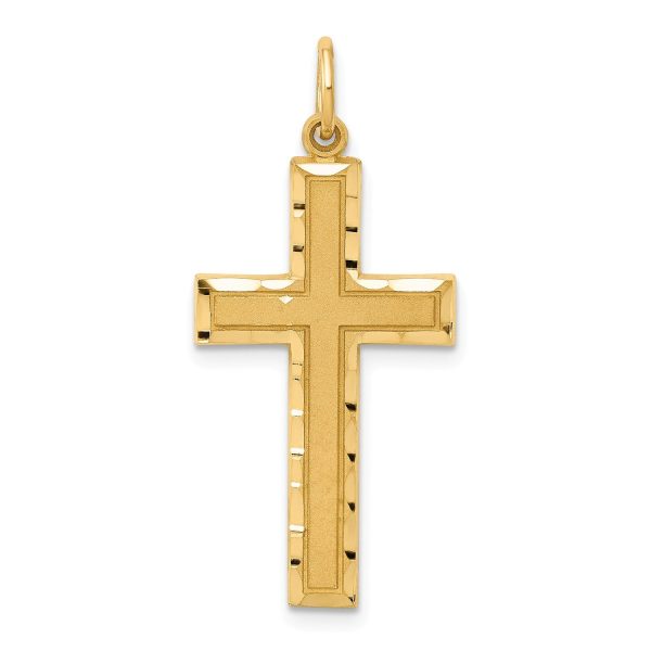 14k Cross Charm Discount