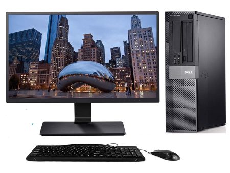 Dell Optiplex 7010 SFF Intel i3-3220 3.3GHz 8GB 128SSD DVD Windows 10 Pro + 19  WiFi(Renewed) Online