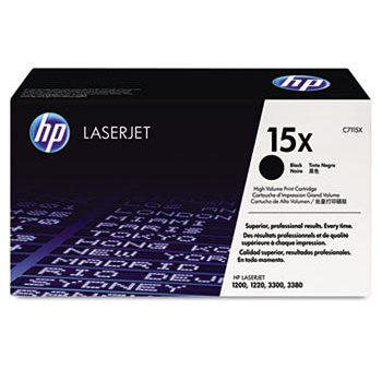 HP 15X, (C7115X) High-Yield Black Original LaserJet Toner Cartridge Online now