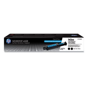 HP 143A, (W1143A-D) 2-Pack Black Original LaserJet Toner Cartridges Online Hot Sale