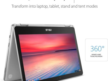 Asus C434TA-DSM4T ASUS Chromebook Flip C434 2-in-1 Laptop 14  Touchscreen Full HD 4-Way NanoEdge, Silver Online