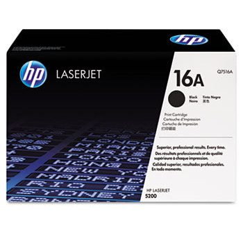 HP 16A, (Q7516A) Black Original LaserJet Toner Cartridge For Discount